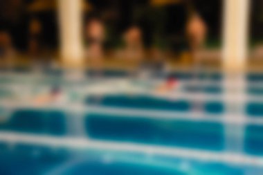 Yüzme Yarışması Tema bulanıklık arka plan