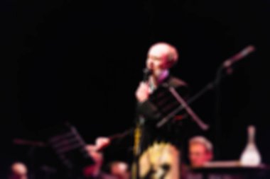 Caz Konseri Tema bulanıklık arka plan