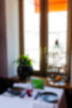 Restoran bulanıklık arka plan