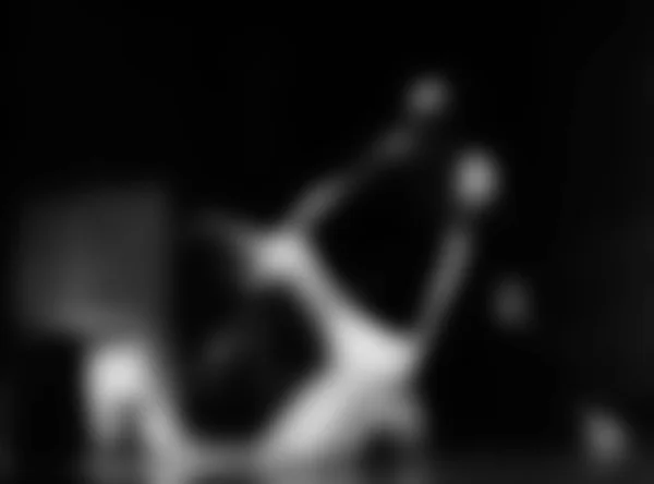 Hedendaagse dans prestaties bokeh achtergrond wazig — Stockfoto