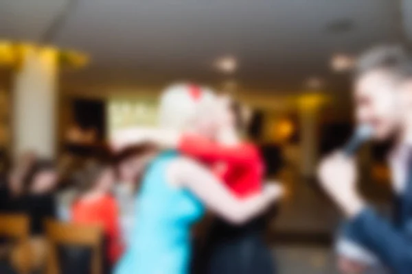 Party at the restaurant theme blur background — Stock Photo, Image