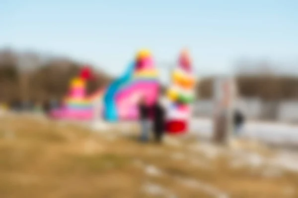 Mardi gras firande tema oskärpa bakgrund — Stockfoto