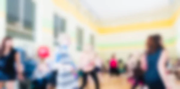 Aula de dança para mulheres desfocar fundo — Fotografia de Stock