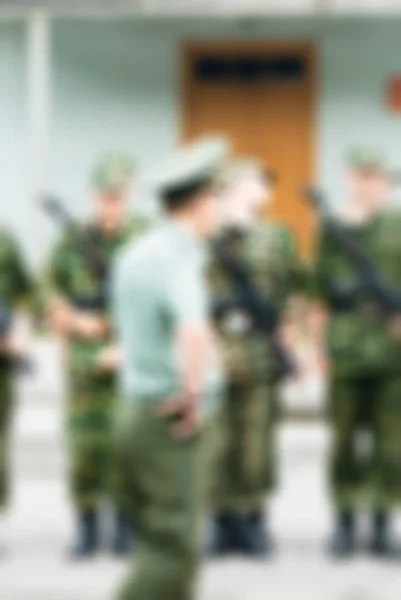 Russian army theme blur background — Stock Photo, Image