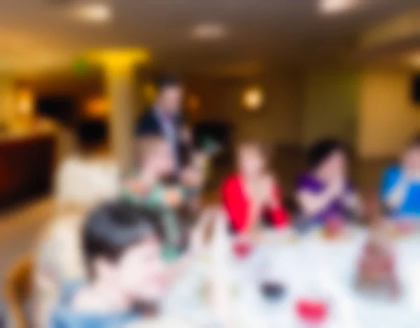 Party at the restaurant theme blur background — Stock Photo, Image