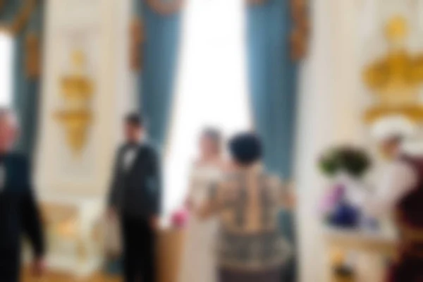 Wedding ceremony theme blur background — Stock Photo, Image