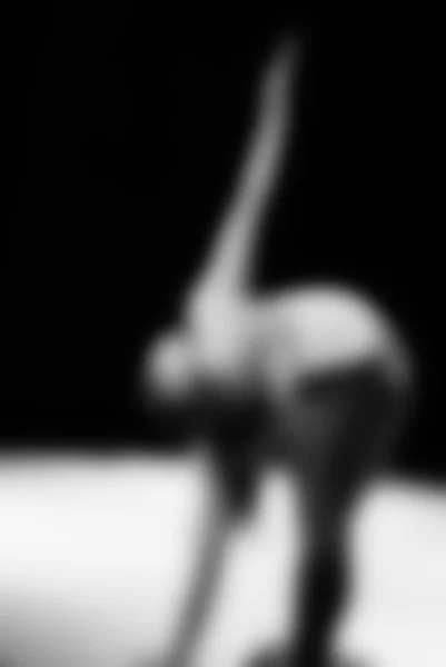 Performance di danza contemporanea bokeh sfocatura sfondo — Foto Stock