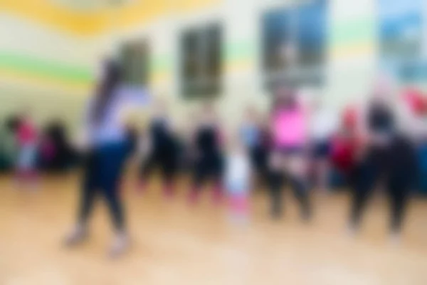 Clase de danza para mujeres fondo borroso —  Fotos de Stock