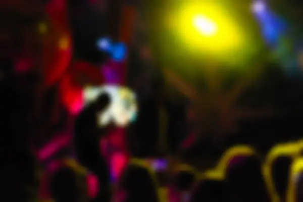 Blur background of people at the concert — Stock Photo, Image
