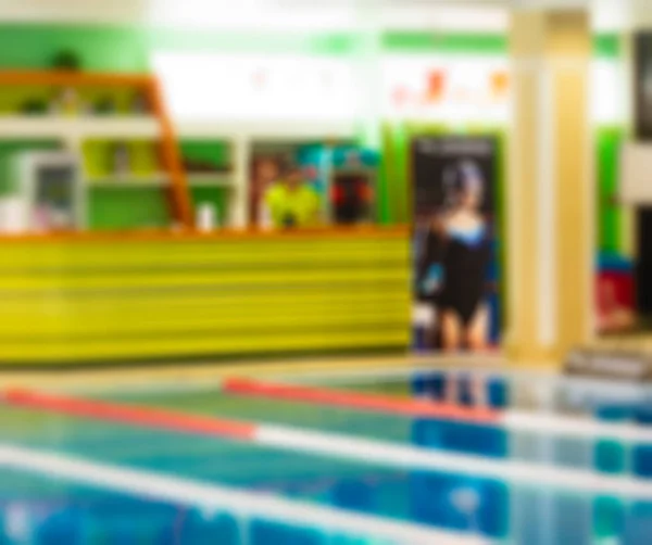 Natation thème de la compétition fond flou — Photo