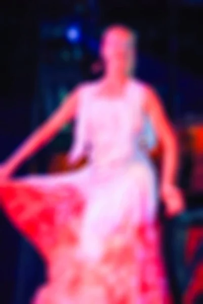 Flamenco dancers blur background — Stock Photo, Image