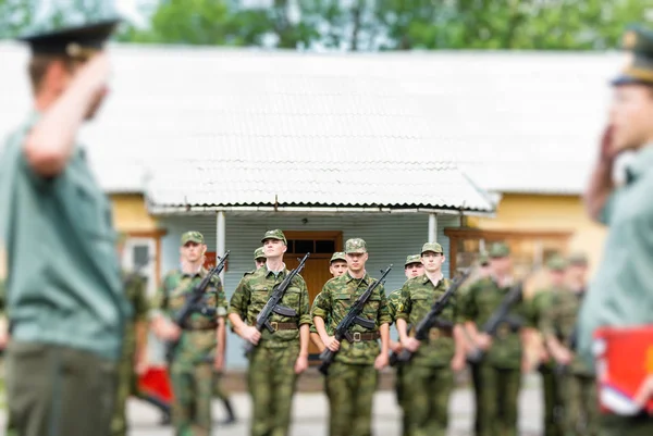 Ρωσικός στρατός σκηνή — Φωτογραφία Αρχείου