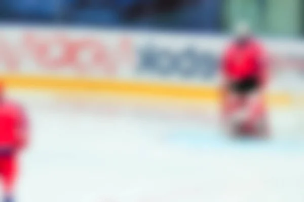 Abstract blur of ice hockey players at tournament play — Stock Photo, Image