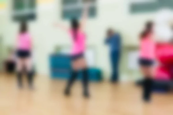 Clase de danza para mujeres fondo borroso —  Fotos de Stock