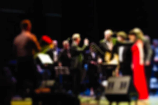 Koncert jazzowy tematu rozmycie tła — Zdjęcie stockowe