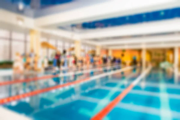 Zwemmen competitie thema vervagen achtergrond — Stockfoto