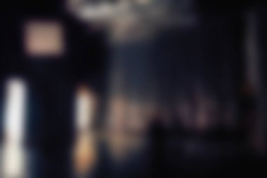 Çağdaş dans performans bokeh arka plan bulanıklık