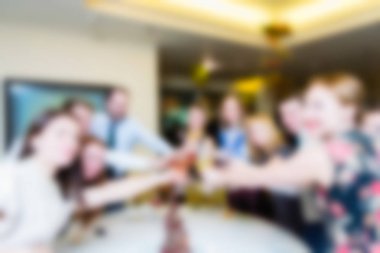 Parti Restoran Tema arka plan bulanıklık