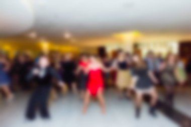 Parti Restoran Tema arka plan bulanıklık