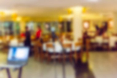 Parti Restoran Tema arka plan bulanıklık