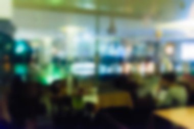 Parti Restoran Tema arka plan bulanıklık