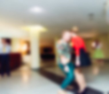 Parti Restoran Tema arka plan bulanıklık