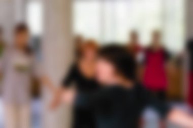 Dans okulu Tema arka plan bulanıklık