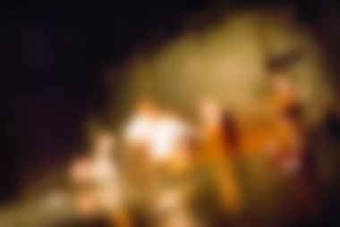 Çağdaş dans performans bokeh arka plan bulanıklık