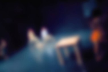 Çağdaş dans performans bokeh arka plan bulanıklık