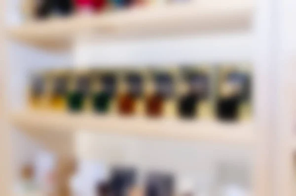 Tienda de perfumes tema borroso fondo —  Fotos de Stock