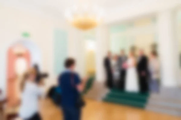 Wedding ceremony theme blur background — Stock Photo, Image