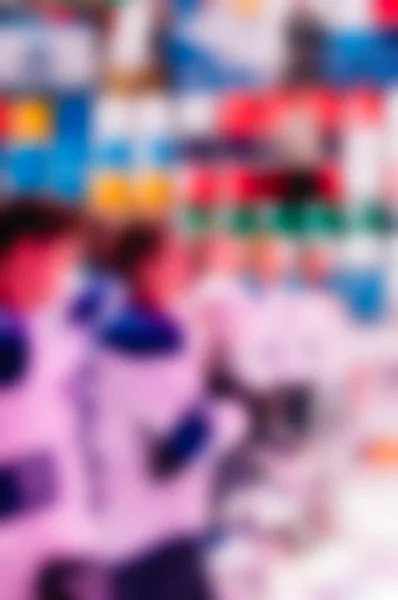 Ice hockey tournament awards theme blur background — Stock Photo, Image