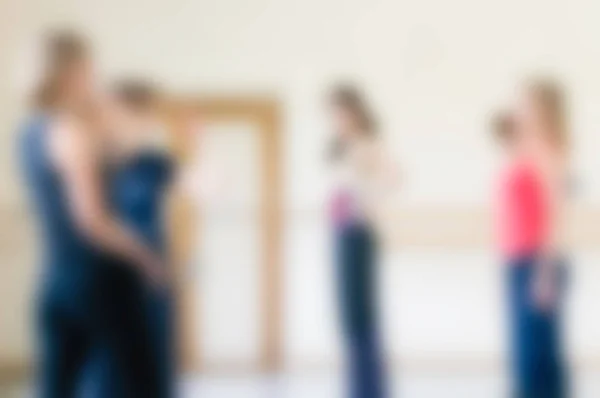 Dance school theme blur background — Stock Photo, Image