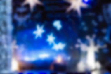 İnsanların dj konserinde arka plan bulanıklık