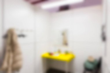 Sahne arkasında arka plan bulanıklık filme TV göstermek