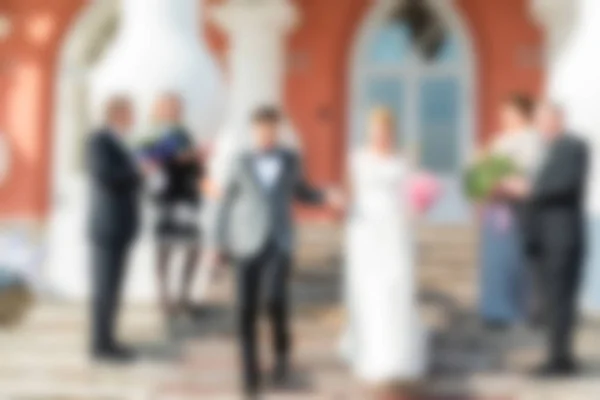 Matrimonio tema cerimonia sfocatura sfondo — Foto Stock