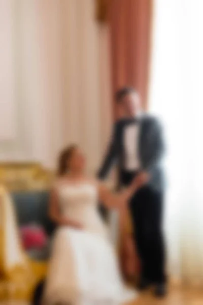 Wedding ceremony theme blur background — Stock Photo, Image