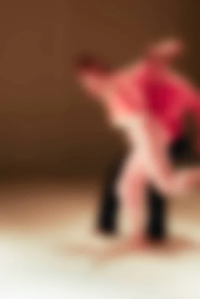 Samtida dans prestanda tema oskärpa bakgrund — Stockfoto