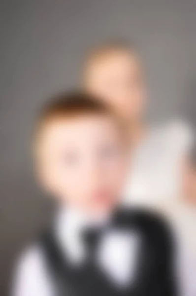 Kids fotoshoot thema achtergrond wazig — Stockfoto