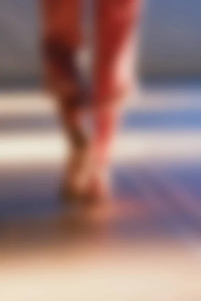Hedendaagse dans prestaties thema achtergrond wazig — Stockfoto