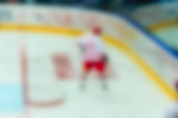 Abstract blur of ice hockey players at tournament play — Stock Photo, Image