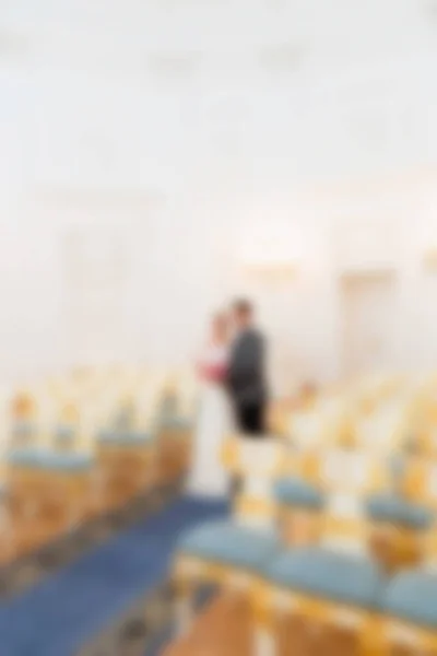 Wedding ceremony theme blur background — Stock Photo, Image