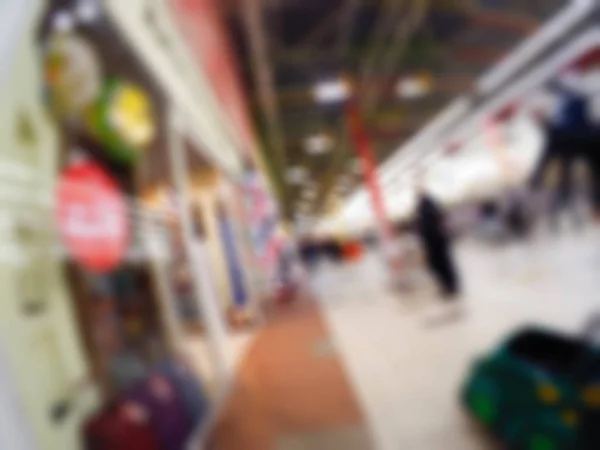 사람들 쇼핑 백화점 테마에 배경 흐림 — 스톡 사진