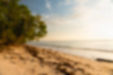 Gili Adaları Endonezya Seyahat Tema arka plan bulanıklık