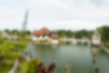 Bali Endonezya Seyahat tema bulanıklık arka plan