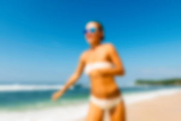 Bali indonesien reisethema verschwimmen hintergrund — Stockfoto