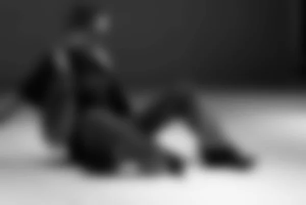 Dans contemporan performanță temă blur fundal — Fotografie, imagine de stoc