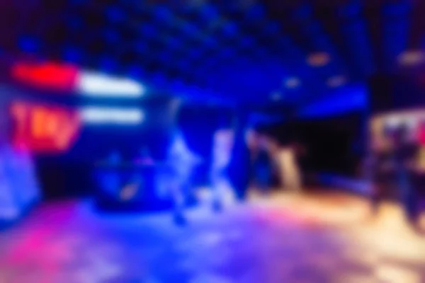 Blur background of people at the dj concert — Stock Photo, Image