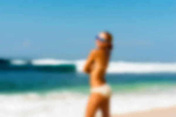 Bali Indonesia Travel theme blur background — Stock Photo, Image