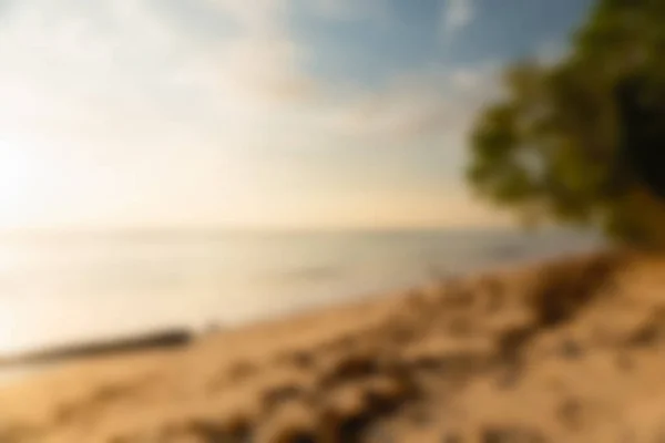 Islas Gili Indonesia Viajes tema desenfoque fondo — Foto de Stock